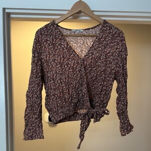 Madewell Floral Print Top